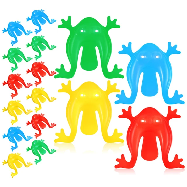 12 Jouets Grenouille Sauteuse - Appuyez Sur La Queue Pour Les Faire Sauter - Jeu Compétitif Pour Enfants, Cadeau D'anniversaire