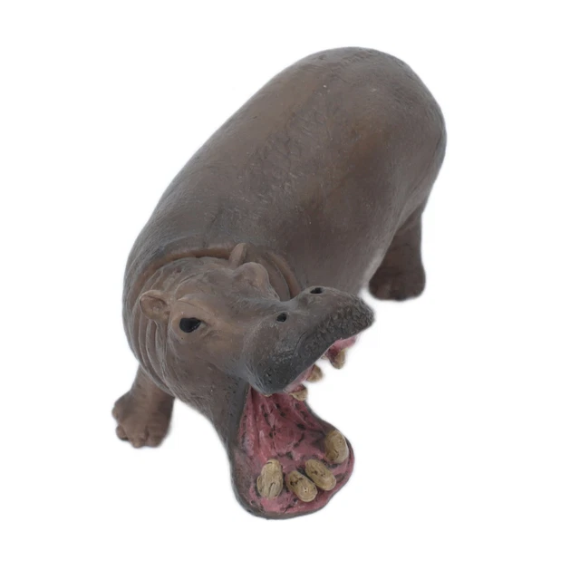 (Hippo)Hippo Animal Model Toy Solid Plastic Simulation Animal Hippo Child