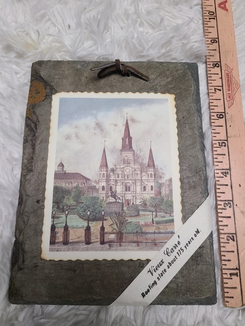 Vieux Carre' New Orleans Roofing Slate Tile 175 Years St. Louis Cathedral Square