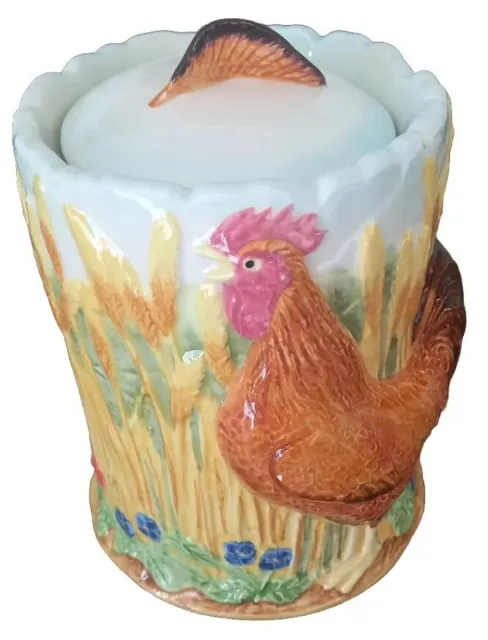 James Herriot Country Kitchen Storage Jar 1998 Fina China Collectible