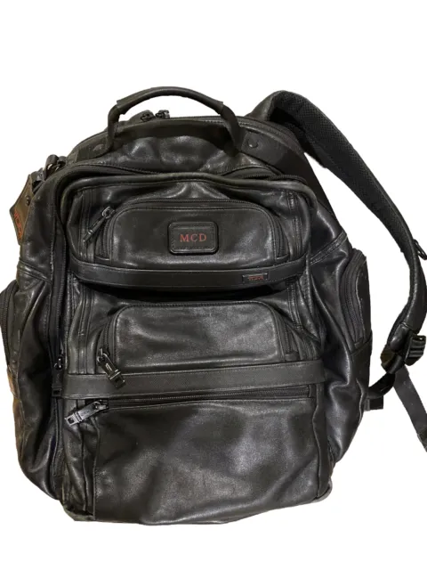 Tumi - Alpha 2 – Leather Brief Pack Backpack -