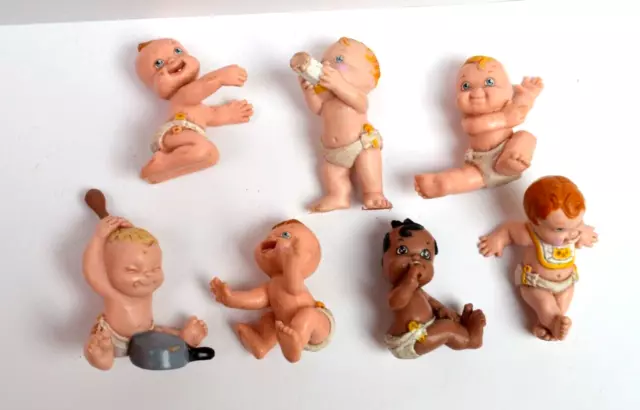 JOUET 7 FIGURINES bébé BABY magic babies VINTAGE en PVC plastique EUR 15,00  - PicClick FR
