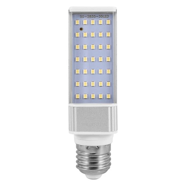 Fihpod White Plant Aquarium 7W Grow Light LED Tank Fish Coral Bulb E27 Lamp T3U1