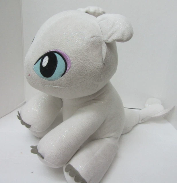 BUILD A BEAR How to Train Your Dragon White Light Fury Plush 12" 16.95