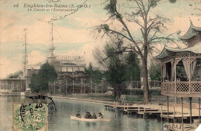 *767 cpa 95 Enghien les Bains - le Casino