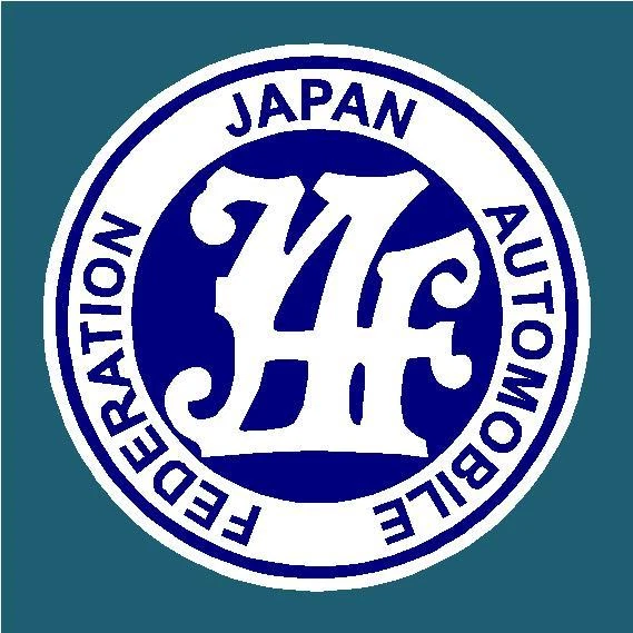 JAPAN AUTOMOBILE FEDERATION Decal Sticker Jaf Jdm Rally Drift Japanese