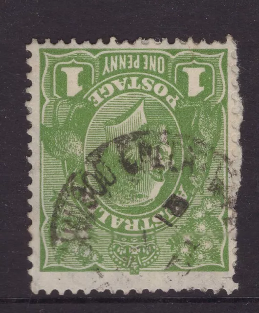 Tasmania Blackwood Creek postmark (type 1) on KGV rated S by Hardinge