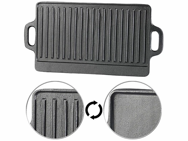 Plaque De Cuisson Barbecue en Fonte pour Le Grille Électrique, A Gaz Ou