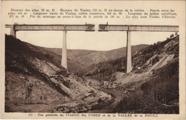 CPA General View of the Viaduct des Fades et de la Vallee de la Sioule (1253871)