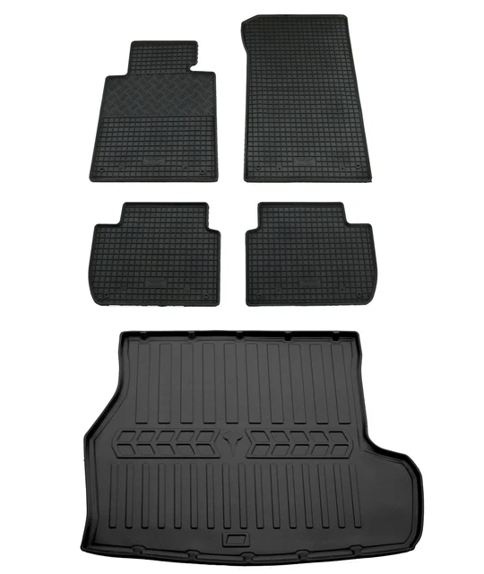 Mattenprofis Gummimatten + Gummi Kofferraumwanne Set Passend Für BMW 3er E91 Touring Ab Bj.2004-2012 GKK
