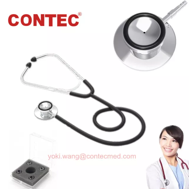 Traditional Stethoscope SC21 Aluminum Alloy+ PVC Early Diagnosis Machine