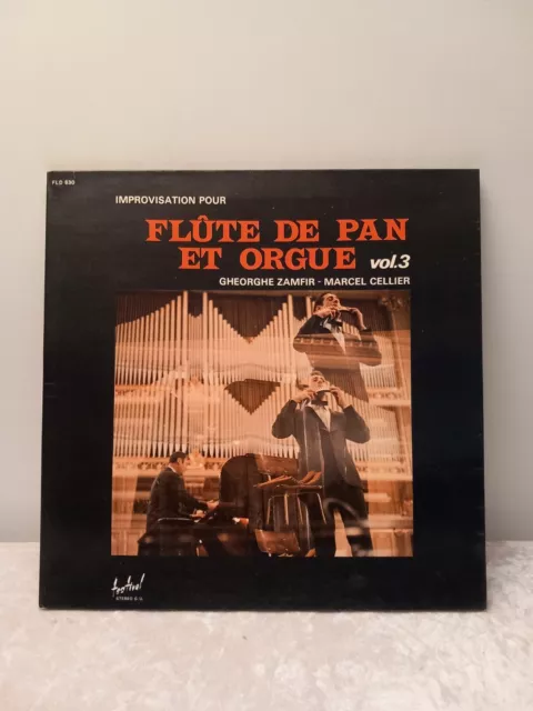 LP :  Gheorghe Zamfir Marcel Cellier - Flute De Pan Et Orgue vol. 3 FOC