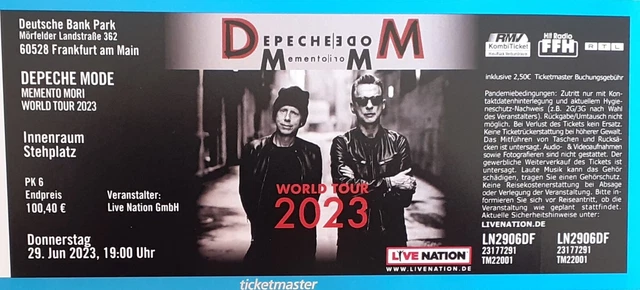 Depeche Mode - Innenraum Stehplatz , Frankfurt 29.06.23