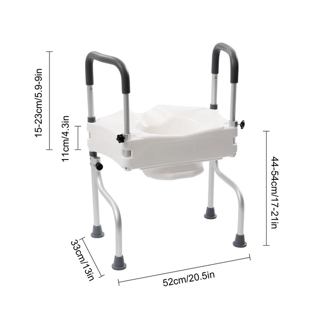 WC-Arm, WC-Booster, WC-Sitz, 170° verstellbar für Behinderte, kalte Menschen Neu 2
