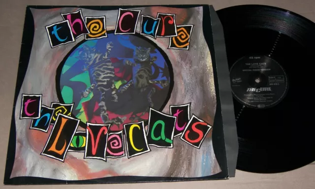 The Cure The Love Cats 12" Single Ext Version ExEx German Import Vinyl 8155701ME