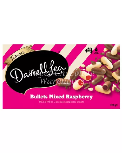 Darrell Lea Raspberry Bullets Assorted Gift Box 400g