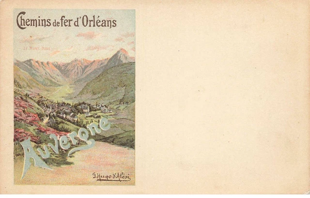 Publicite #Mk48454 Auvergne Mont Dore Chemins De Fer D Orleans