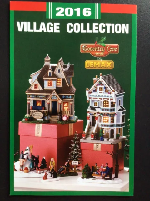 2016 LEMAX Christmas Holiday Village KMART Coventry Cove Flyer Brochure Catalog