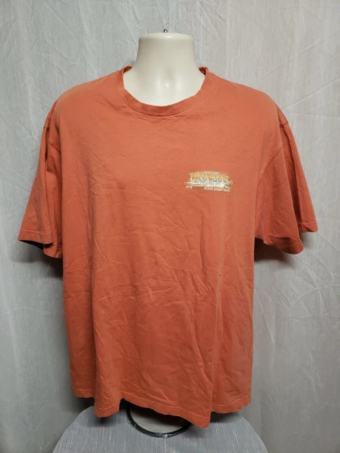 Original Una Mas Brewery Its Happy Hour Every Hour Adult Orange XL TShirt