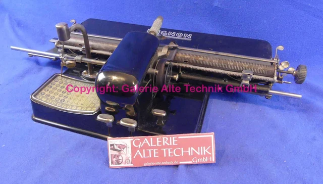 Breitwagen Schreibmaschine Mignon Modell 4  Nr. 330358  - Samlg. GAT - 2803