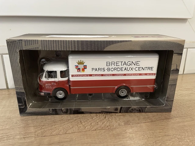 Miniature Camion Berliet GR 231 Turbo – Ixo Hachette, 1/43, N°88, Ets Verchère