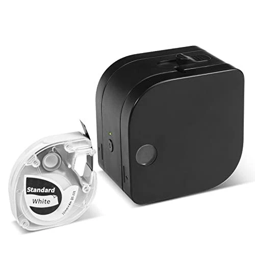 P12 Etikettenmacher, Bluetooth Etikettenmacher Maschine mit Band, Bluetooth