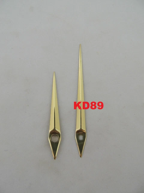 Aiguilles Bâtons pour mécanisme mouvement Quartz Junghans UTS Hermle 135 mm Doré