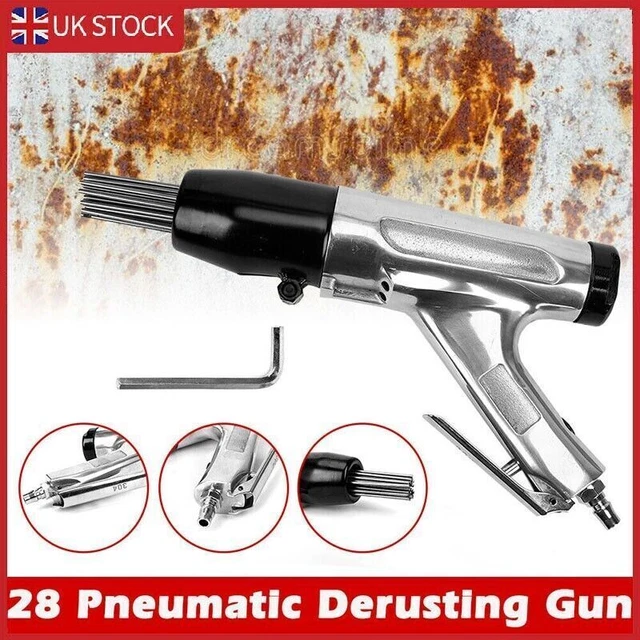 AIR PNEUMATIC GUN Needle Scaler Pistol Grip Rust Paint Slag Remove