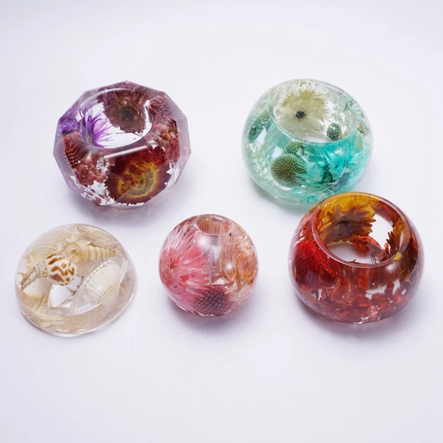 UV Epoxy Tray Resin Casting Molds Home Decor Pen Storage Box Pot Shape