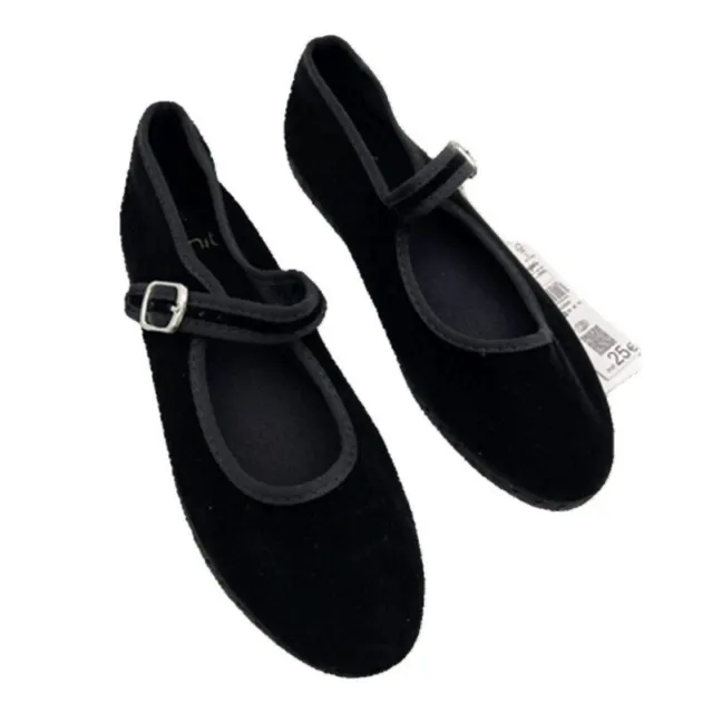 Elegant Mary Janes Flats Shoes Women Buckle Strap Shallow Casual Ballet Shoes