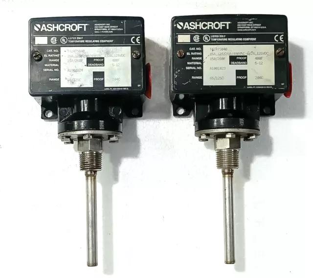 Ashcroft Température Interrupteur T424TS040 Neuf