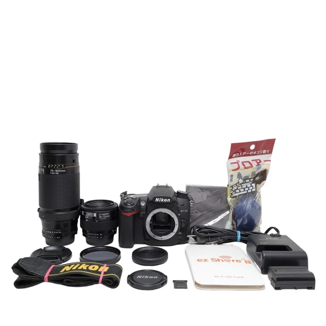 Nikon D7000 16.2 MP Digital SLR Camera  AF 35-70/70-300mm From Japan #a120824415