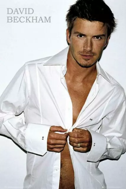 David Beckham : Shirt - Maxi Poster 61cm x 91,5cm neu und versiegelt