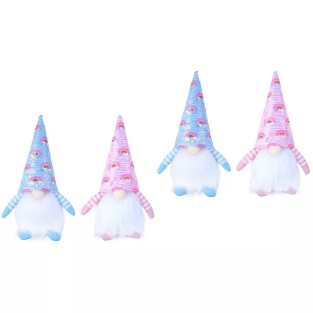 4 Pcs Gnome Puppenschmuck Zarter Feiertagsschmuck Dekorative Schmücken