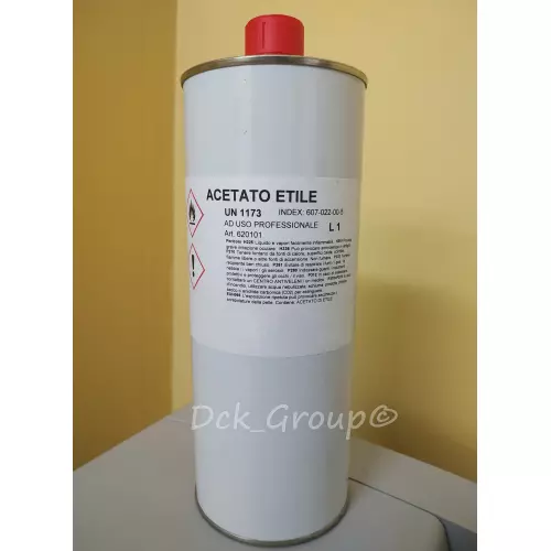 Acetato di Etile 1 Litro Acetone Remover Restauro Uso Professionale Solvente