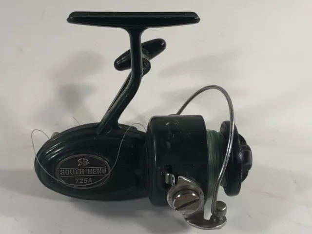 SOUTH BEND 725 A Spinning Fishing Reel Working Great SB $22.75 - PicClick