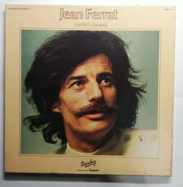 Ref2309 Vinyle 33 Tours Jean Ferrat coffret 3 disques