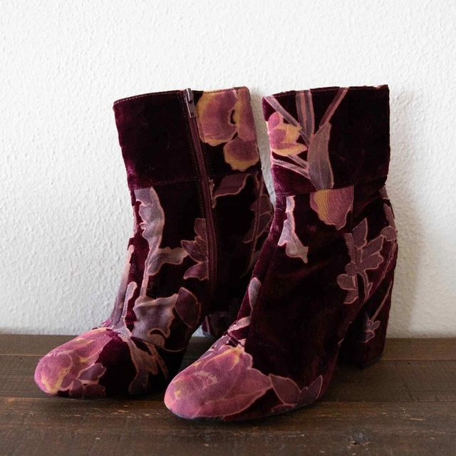 Steve madden elissa velvet bootie hot sale