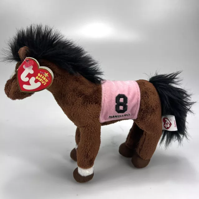 TY BARBARO THE HORSE BEANIE BABY KENTUCKY DERBY EXCLUSIVE w