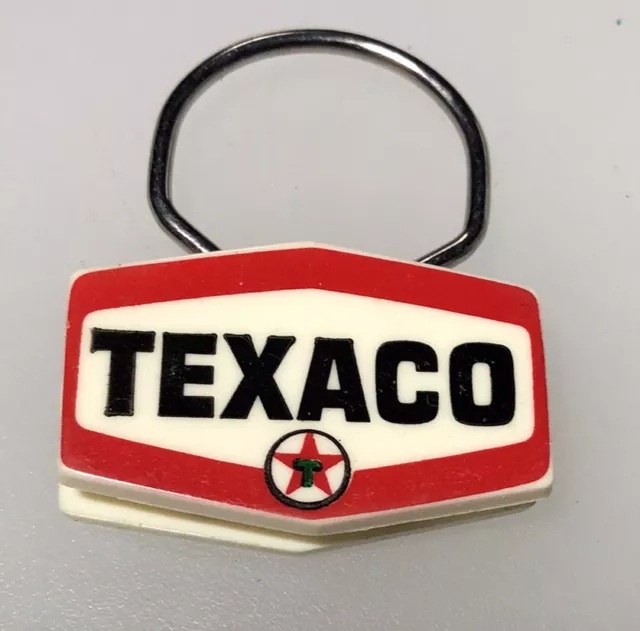 Denver CO Park Hill Texaco Gas Station Service Oil Colorado Vintage Keychain