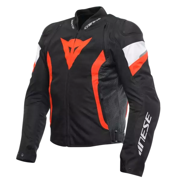 DAINESE  AVRO 5 TEX JACKET Giacca Tessuto Nero/Bianco/Rosso 2