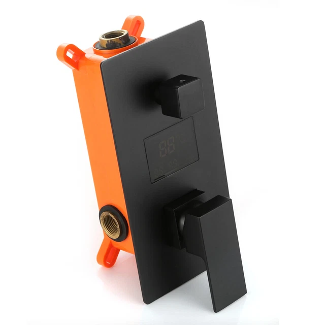 2 WAY WALL Mounted Chrome Diverter Shower Valve Mixer Faucet Control