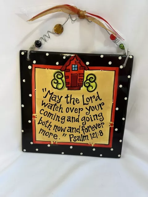 Laura Kirkland Designs Glory Haus Ceramic Tile Psalm 121:8