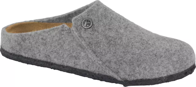 Birkenstock Zermatt Womens Light Grey Mule Slipper