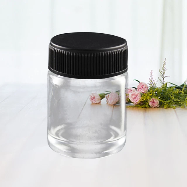 Pots En Verre Pour Aérographe 22ml Lot De 10 - Récipients Mélange Peinture Airbrush
