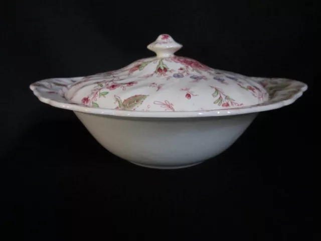 Johnson Brothers Rose Chintz Covered Vegetable Bowl