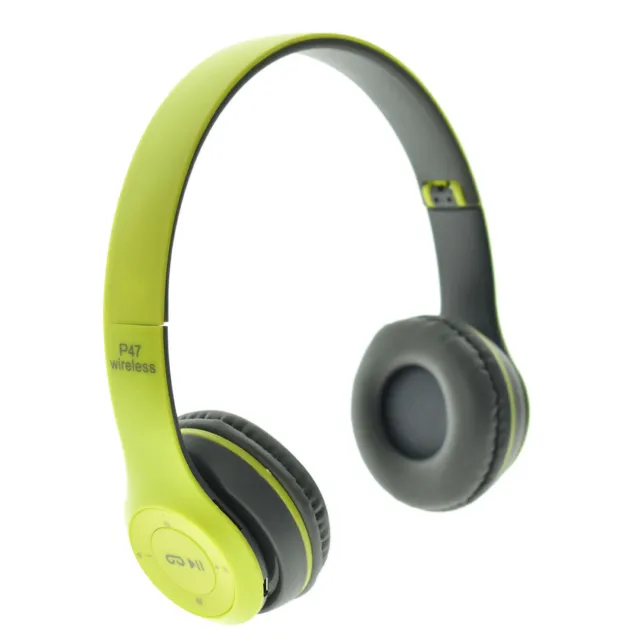 Foldable Bluetooth 5.0 Wireless Headphones For iPhone Green