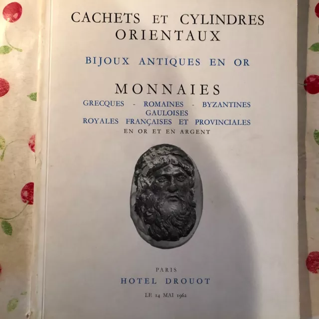 catalogue de vente cachets cylindres orientaux monnaie vinchon mai 1961 drouot