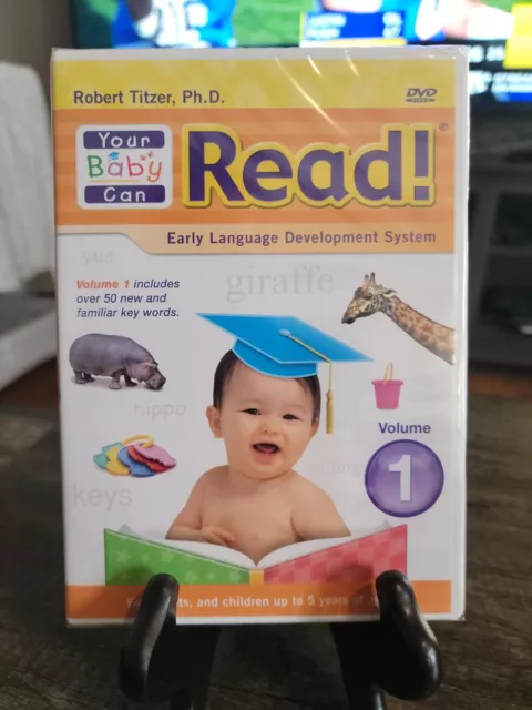 Your Baby Can Read - Vol. 1 New DVD Robert Titzer, Ph.D. 9781591258162 ** SEALED