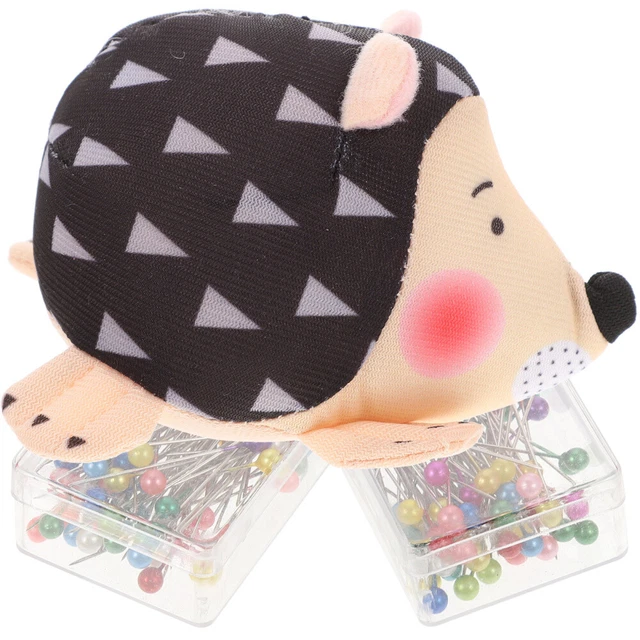1 set di cuscino per spillo a forma di riccio adorabile pincushions cuscino per